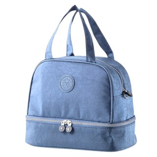 Torba Termiczna Izolacyjna Śniadaniowa Pas z Regulacją Niebieska 27cm LEAN