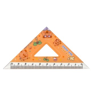 Zestaw Przybory Geometryczne Kapibara Linijka Kątomierz Ekierki 4el LEAN