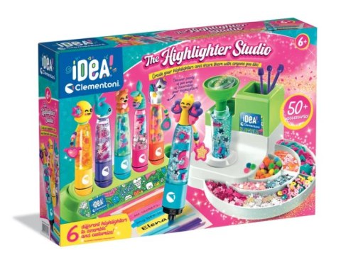Idea Art Zestaw Fabryka Markerów Zakreślaczy 6 sztuk Clementoni 18127 Clementoni