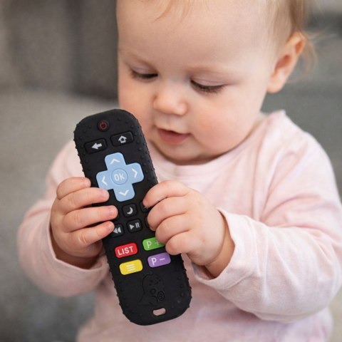 Pilot Dla Malucha Sensoryczny Gryzak Liczby Gumowy Czarny LEAN Toys