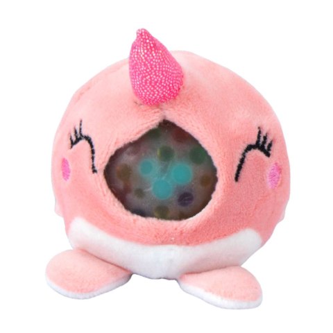 Pluszak Do Ściskania Ugniatania Gniotek z Kulkami Wodnymi Pingwin Morświn 6 cm LEAN TOYS