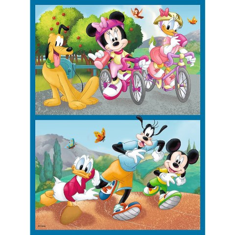 Puzzle + MEMOS - 2w1 (30,48) - Poznaj bohaterów Disney - Myszka Miki - Trefl 93344 Trefl Puzzle