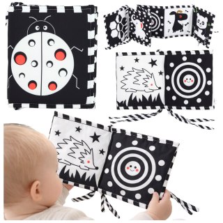 Rozkładana Książeczka Mata 2w1 Edukacyjna Kontrastowa Dwustronna LEAN Toys