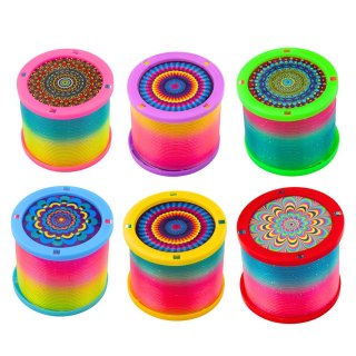 Świecąca Sprężyna Dla Dzieci Kolorowa Świecąca LED 1 szt. LEAN Toys