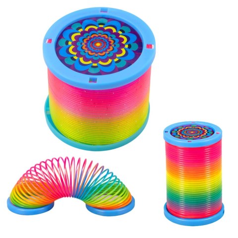 Świecąca Sprężyna Dla Dzieci Kolorowa Świecąca LED 1 szt. LEAN Toys
