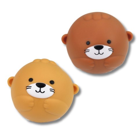 Zestaw Zabawki Do Kąpieli Wydra Rodzinka Kosz Piłeczki 7 el. LEAN Toys