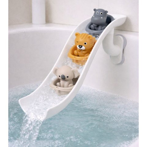 Zestaw Zabawki Do Kąpieli Zwierzątka w Łódeczkach Zjeżdżalnia 11 el. LEAN Toys