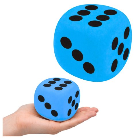 Duża Kość Piankowa Do Gry Zabawy Edukacyjna Mix 8 cm LEAN Toys