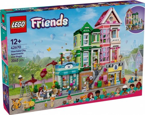 Klocki Friends 42670 Mieszkania i sklepy w mieście Heartlake LEGO