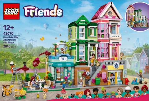 Klocki Friends 42670 Mieszkania i sklepy w mieście Heartlake LEGO