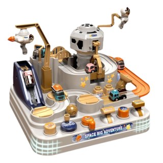 Kosmiczny Tor Interaktywny Baza Kosmiczna 10 Mechanicznych Aktywności LEAN Toys
