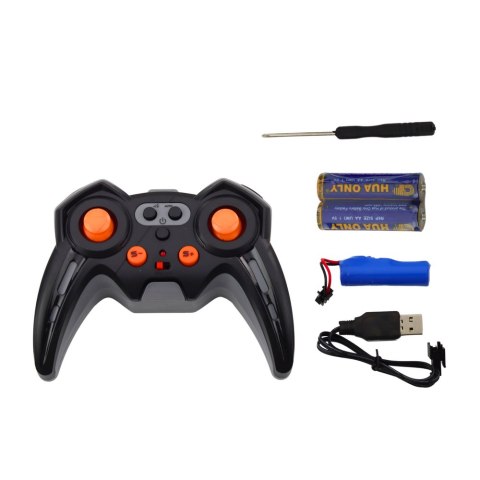 Laweta Z Koparką Zdalnie Sterowana RC Światła Dźwięki 1:24 LEAN Toys