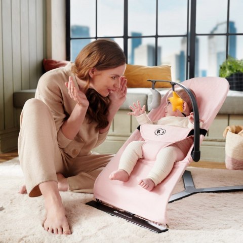 Leżaczek bujaczek MIMI beżowy Kinderkraft