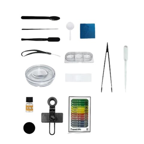 Przenośny Mikroskop Edukacyjny Dla Dzieci 2w1 60X/180X Akcesoria LEAN Toys