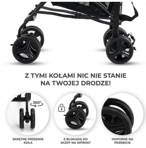 Wózek spacerowy TIK STONE GREY Kinderkraft