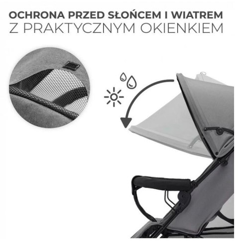 Wózek spacerowy TIK STONE GREY Kinderkraft