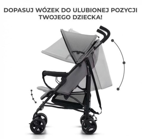 Wózek spacerowy TIK STONE GREY Kinderkraft