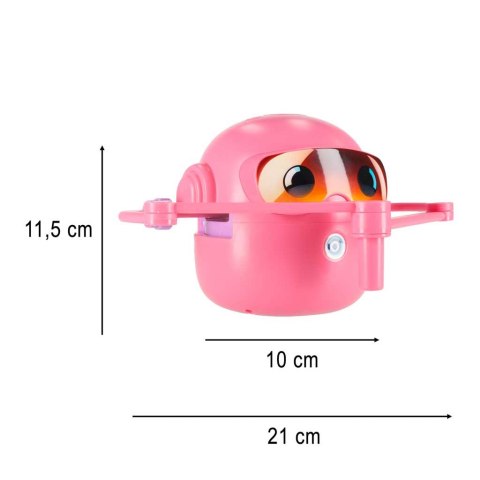 Zabawka interaktywna edukacyjna robot nauka rysowania fiszki mazaki różowy Kik Sp. z o. o. Sp. k.