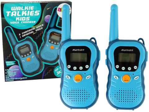 Zestaw Walkie Talkies Krótkofalówki Dla Dzieci Żółte 2 Szt. LEAN Toys