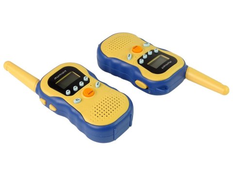 Zestaw Walkie Talkies Krótkofalówki Dla Dzieci Niebieskie LEAN Toys