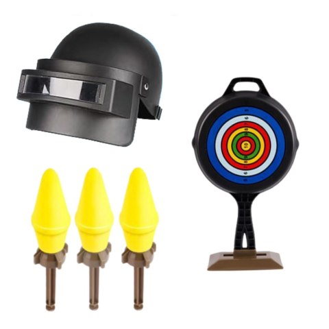 Zestaw Wojskowy Militarny Bazooka RPG Hełm Tracza Piankowe Pociski LEAN Toys