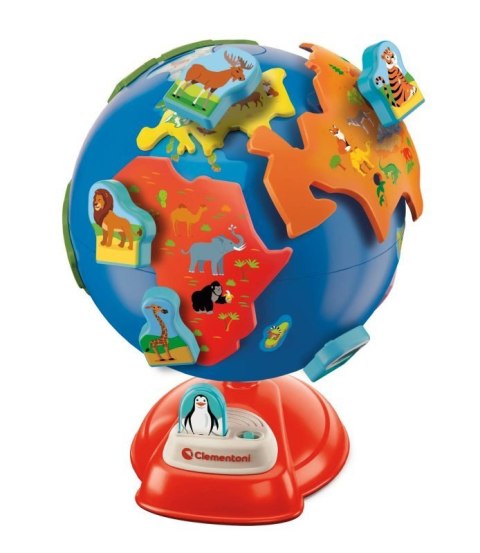 Interaktywny Globus Przedszkolaka Uczę się Bawiąc Język Polski Clementoni 50757 Clementoni