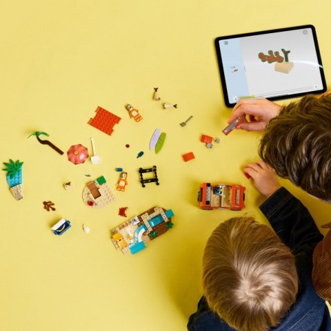 Klocki Bluey 11202 Blue i rodzinna wycieczka samochodem LEGO