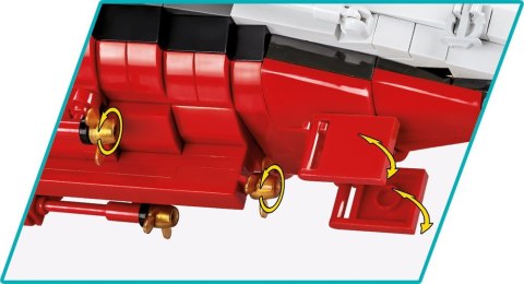 Klocki Historical Collection Battleship Tirpitz 2810 elementów Cobi Klocki