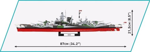 Klocki Historical Collection Battleship Tirpitz 2810 elementów Cobi Klocki