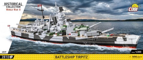 Klocki Historical Collection Battleship Tirpitz 2810 elementów Cobi Klocki
