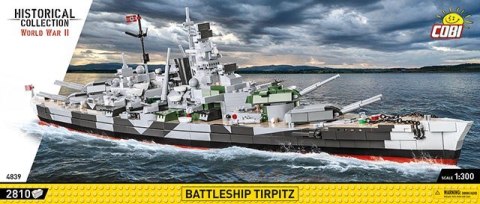 Klocki Historical Collection Battleship Tirpitz 2810 elementów Cobi Klocki