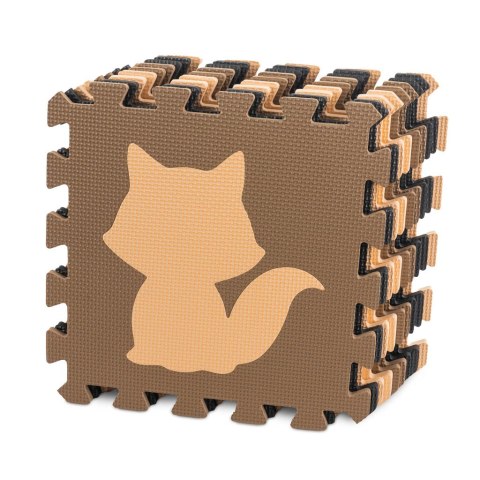 Mata edukacyjna piankowa puzzle beż 85 x 85 cm 9 elementów Kik Sp. z o. o. Sp. k.