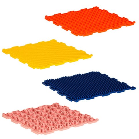 Mata sensoryczna puzzle montessori do masażu stóp 8 elementów kolorowe Kik Sp. z o. o. Sp. k.