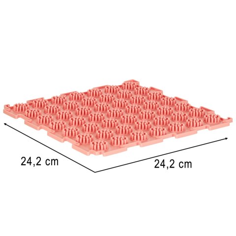 Mata sensoryczna puzzle montessori do masażu stóp 8 elementów kolorowe Kik Sp. z o. o. Sp. k.