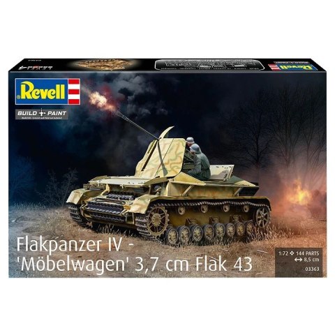 Model plastikowy czołg Flakpanzer IV 3,7 cm Flak 43 1:72 Revell