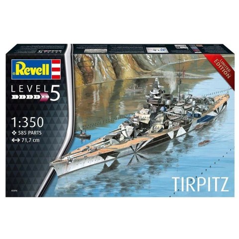 Model plastikowy statek Tirpitz 1:350 Revell