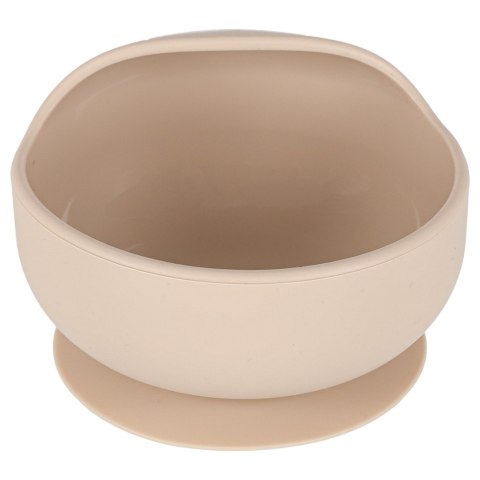 Naczynia silikonowe dla dzieci niemowląt krab zestaw 9 elementów beżowe Kik Sp. z o. o. Sp. k.