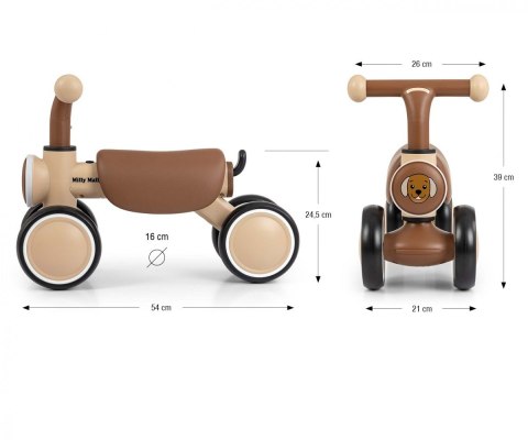 Pojazd Jeździk York piesek beżowy Milly Mally