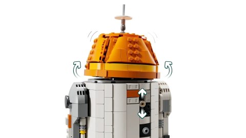 LEGO Star Wars 75416 - Droid astromechaniczny Chopper (C1-10P)