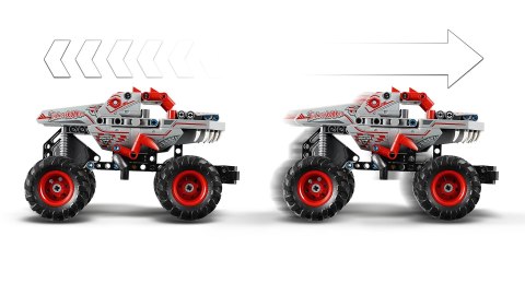 LEGO TECHNIC 42200 Monster Jam™ ThunderROARus™ z napędem typu pull-back