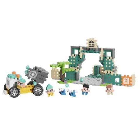 MARIOINEX Klocki Mini Waffle City Napad na bank, 148 elementów