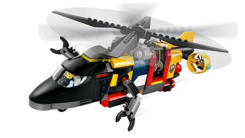 LEGO City 60462 - Zestaw z helikopterem, wozem strażackim i łodzią podwodną