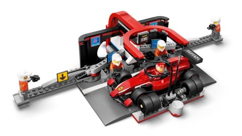 LEGO City 60443 - F1 Pit stop i mechanicy z bolidem Ferrari
