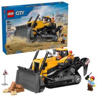 LEGO City 60466 - Żółty buldożer z ładowarką