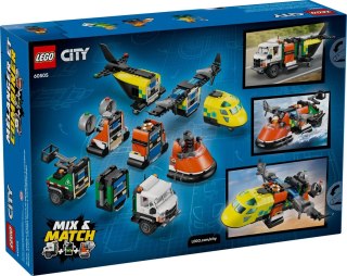 LEGO City 60505 - Zestaw z samolotem, ciężarówką serwisową i poduszkowcem
