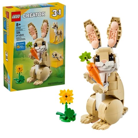 LEGO Creator 3w1 31162 - Uroczy króliczek