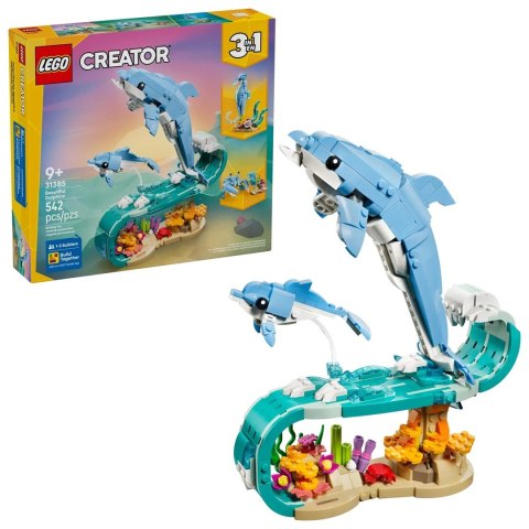 LEGO Creator 3w1 31385 - Zwierzęta morskie: piękny delfin