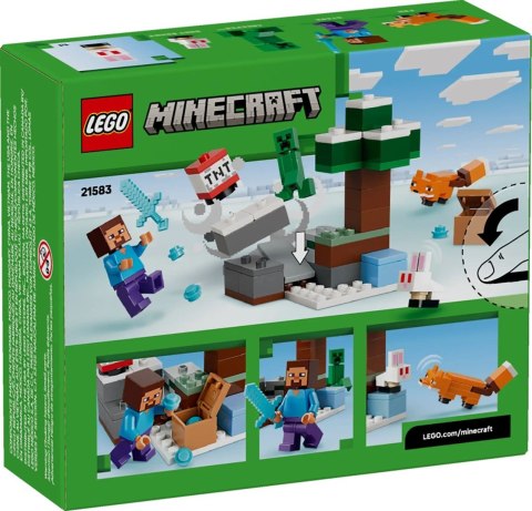 LEGO Minecraft 21583 Przygoda Steve'a w tajdze