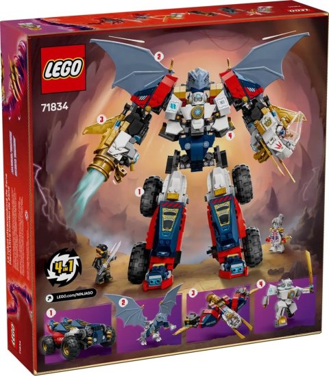 LEGO Ninjago 71834 - Wielofunkcyjny ultramech Zane'a