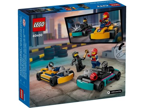 LEGO City 60400 - Gokarty i kierowcy wyścigowi
